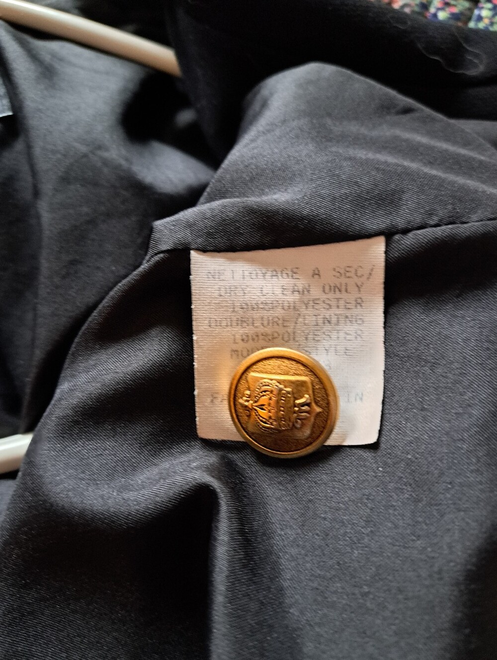 Black Button-Front Jacket - Picture 5 of 5